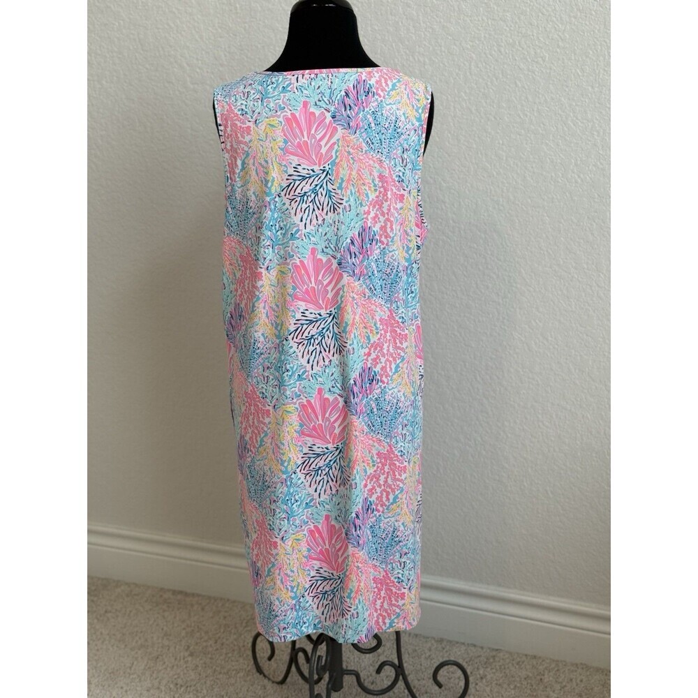Lilly Pulitzer Women’s Johana L Cover Up Dress Sleeveless Pocket Resort Vacation - Picture 3 of 7